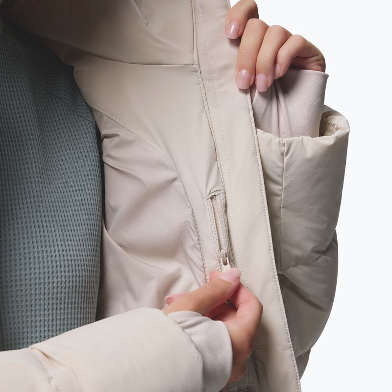 Palton fleece pentru femei Columbia Amaze Puff Long Hooded dark stone 16