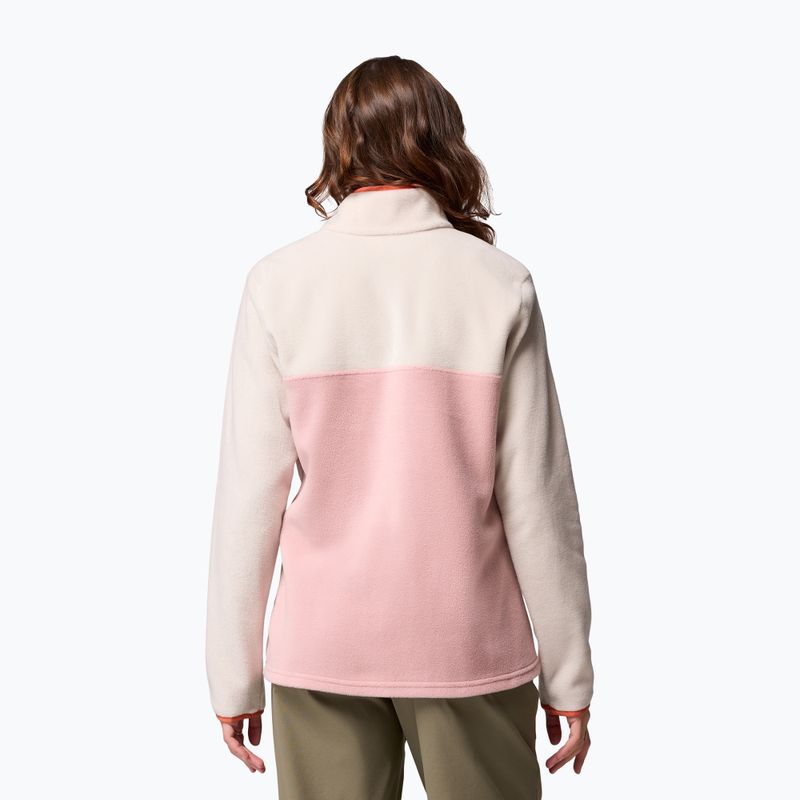 Bluză pentru femei Columbia Benton Springs 1/2 Snap eraser pink/dark stone/tuscan 3