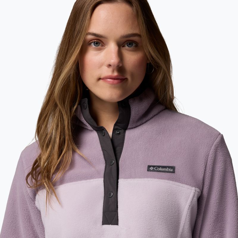 Bluză pentru femei Columbia Benton Springs 1/2 Snap lavender pearl/shale purple/shark 5