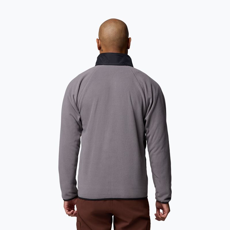 Bluză fleece pentru bărbați Columbia Fast Trek Overlay Full Zip city grey/black 3