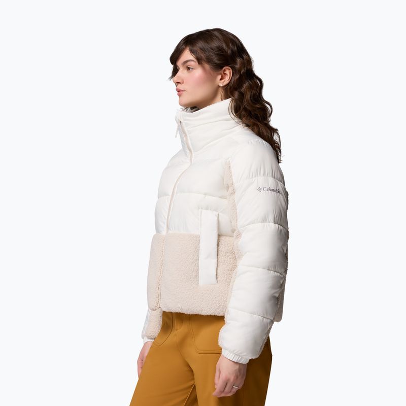 Geacă hibrid pentru femei Columbia Leadbetter Point II Sherpa Hybrid sea salt/dark stone 4