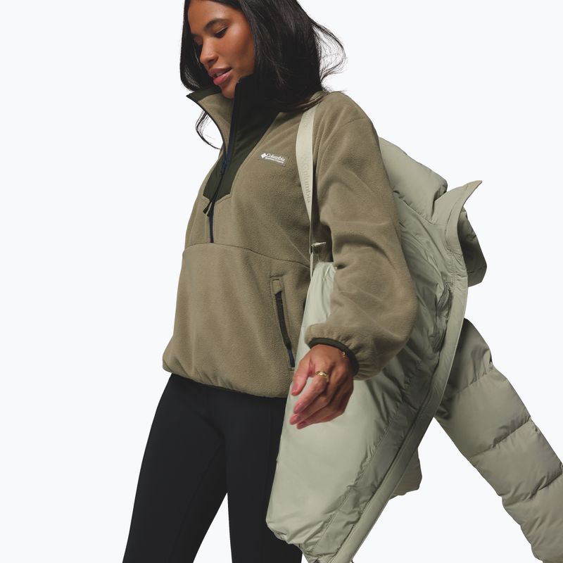 Geacă cu puf pentru femei Columbia Amaze Puff Mid Hooded safari 16