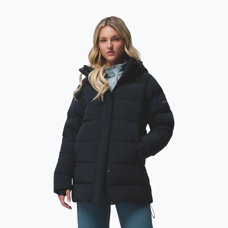 Geacă cu puf pentru femei Columbia Amaze Puff Mid Hooded black