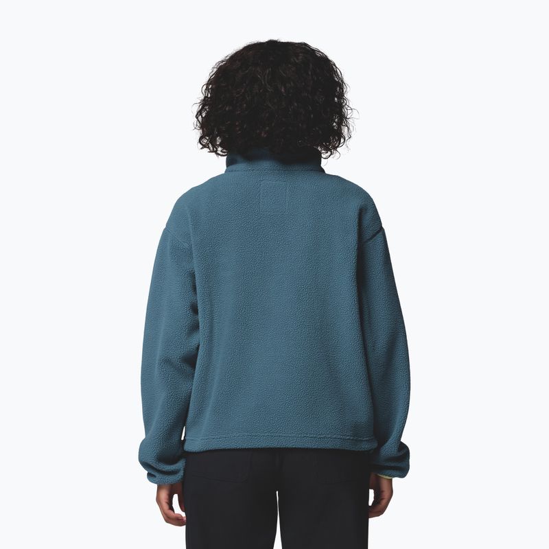 Bluză fleece pentru femei Columbia Helvetia II Cropped Half Snap Fleece everblue/crushed blue/citron haze 3