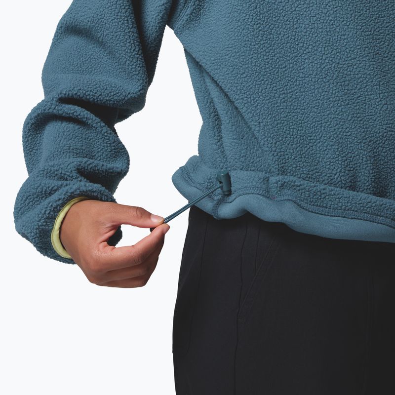 Bluză fleece pentru femei Columbia Helvetia II Cropped Half Snap Fleece everblue/crushed blue/citron haze 6