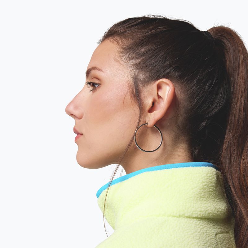 Bluză fleece pentru femei Columbia Helvetia II Cropped Half Snap Fleece citron haze/black/compass blue 8