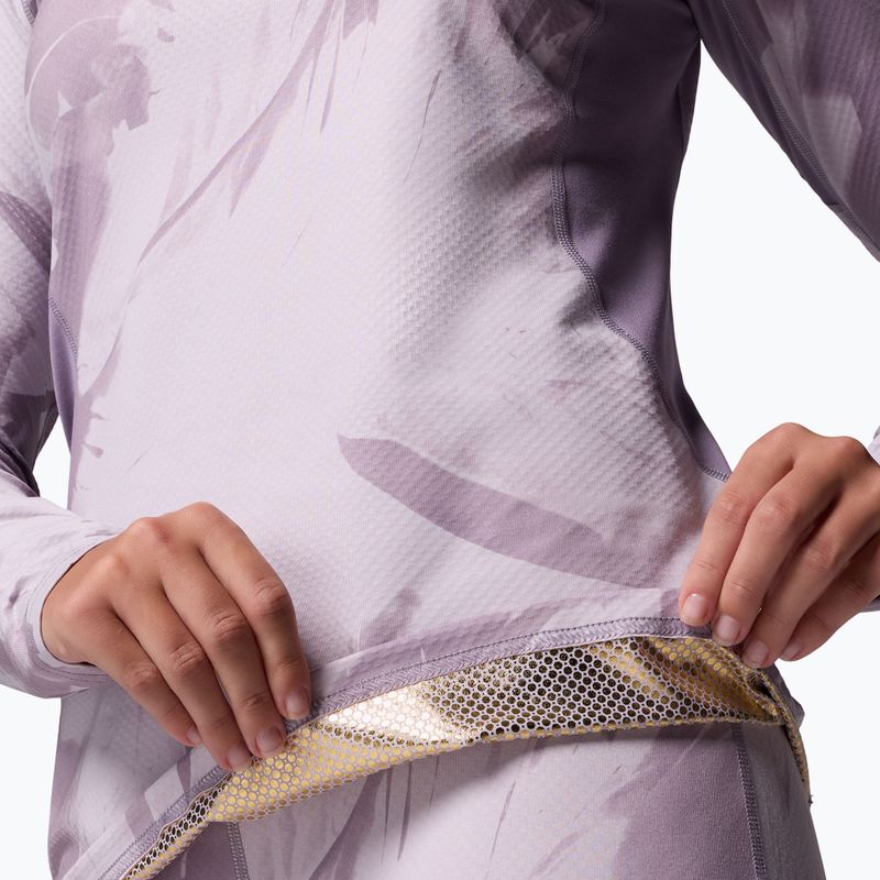 Longsleeve termoactiv pentru femei Columbia Omni-Heat Infinity Knit shale purple snowflight tonal 7