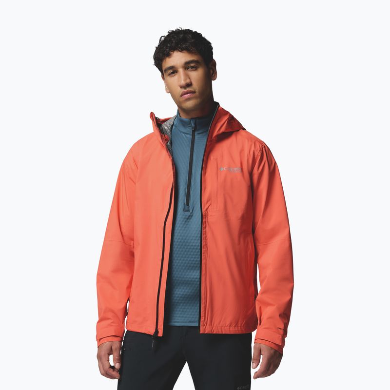 Geacă de ploaie pentru bărbați Columbia Ampli-Dry II Shell zing 5