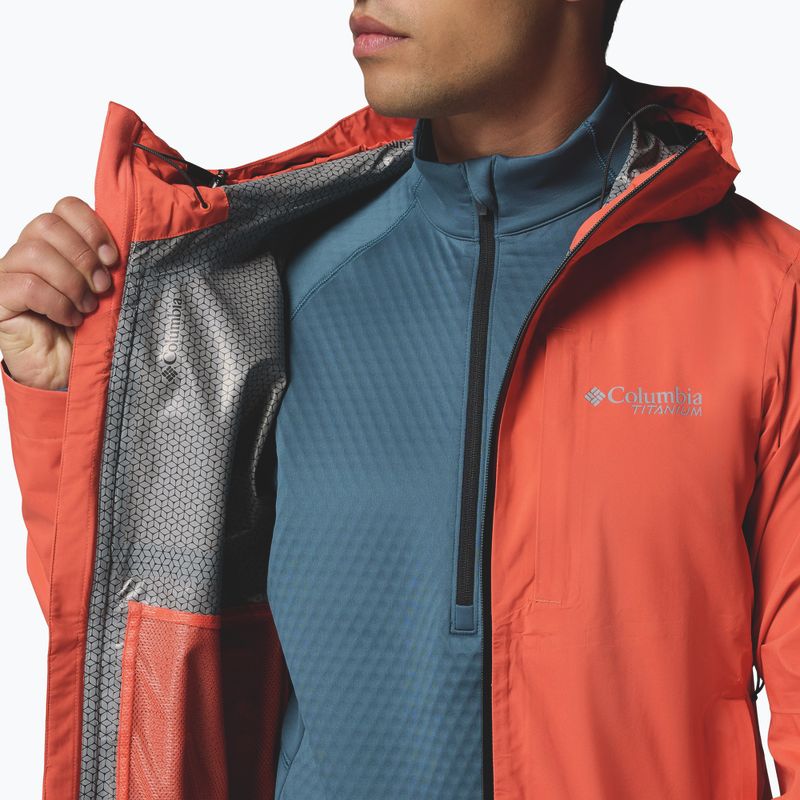 Geacă de ploaie pentru bărbați Columbia Ampli-Dry II Shell zing 12