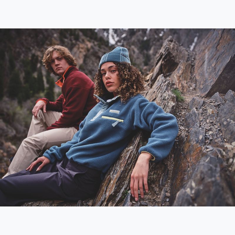 Bluză fleece pentru bărbați Columbia Helvetia II Half Snap Fleece rich wine 10