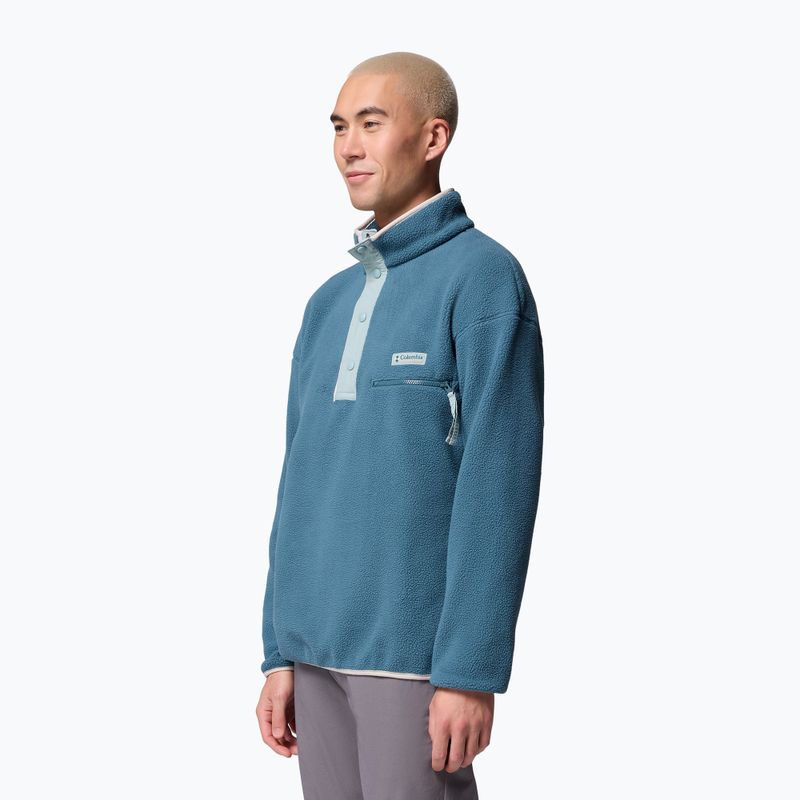 Bluză fleece pentru bărbați Columbia Helvetia II Half Snap Fleece everblue 4