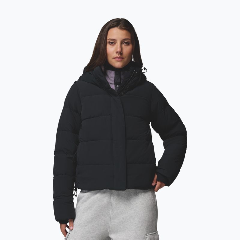 Geacă cu puf pentru femei Columbia Amaze Puff Hooded black