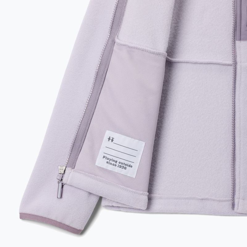 Bluză fleece pentru copii Columbia Fast Trek IV Fleece Full Zip lavender pearl/shale purple 3