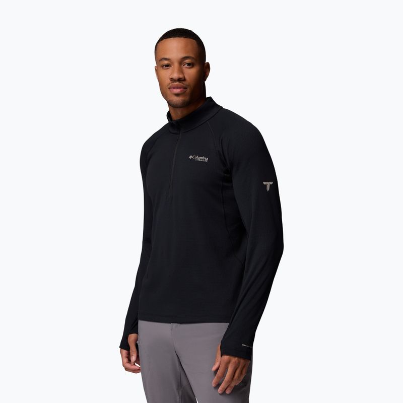 Bluză pentru bărbați Columbia DriVenture Half Zip black 4