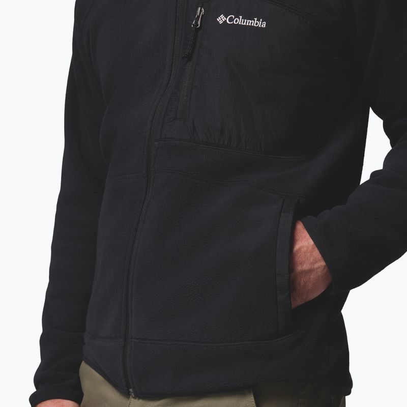 Bluză pentru bărbați Columbia Fast Trek Overlay Hooded black 7