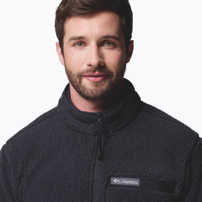Bluză pentru bărbați Columbia Rugged Ridge High Pile Full Zip black 6