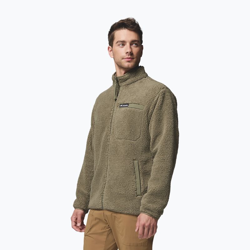 Bluză pentru bărbați Columbia Rugged Ridge High Pile Full Zip stone green 4