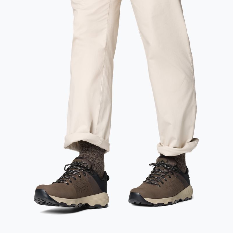 Încălțăminte de trekking pentru bărbați Columbia Newton Nimble Leather tundra/black 8