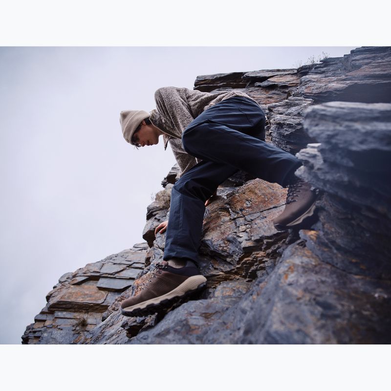 Încălțăminte de trekking pentru bărbați Columbia Newton Nimble Leather tundra/black 9