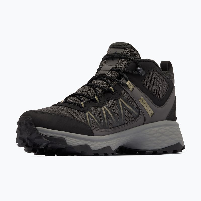 Încălțăminte de trekking pentru bărbați Columbia Peakfreak Rush Mid Outdry dark grey/stone green 9