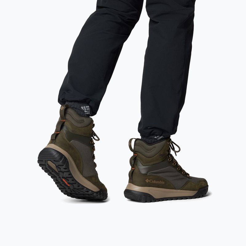 Încălțăminte pentru bărbați Columbia Burnsider Omni-Heat Infinity deep olive/tangy orange 8