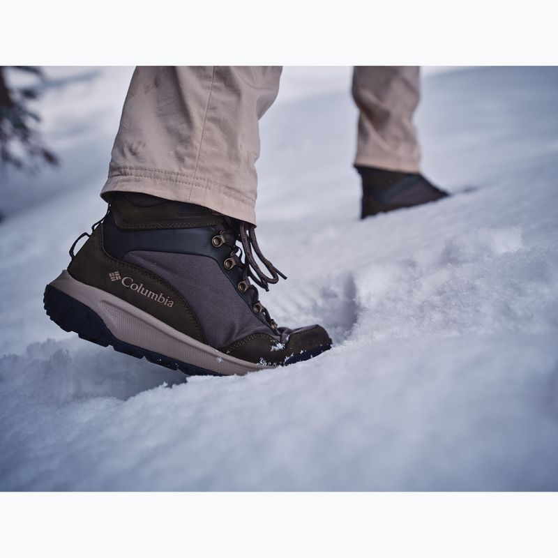 Încălțăminte pentru bărbați Columbia Burnsider Omni-Heat Infinity deep olive/tangy orange 9