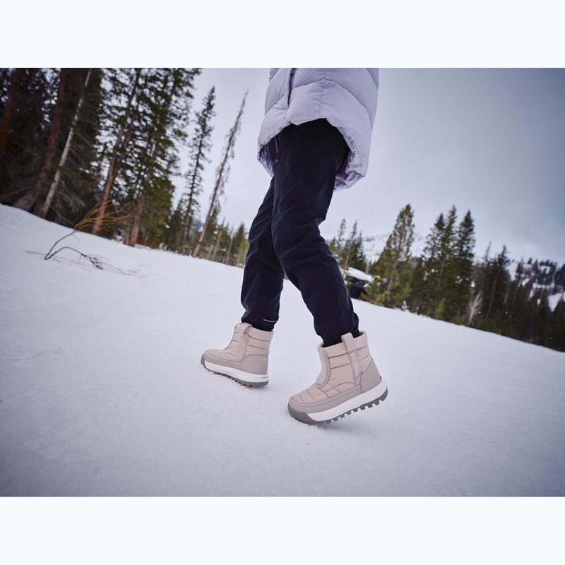 Cizme de zăpadă pentru copii Columbia Youth Snowtrot Mid soft taupe/sea salt 11