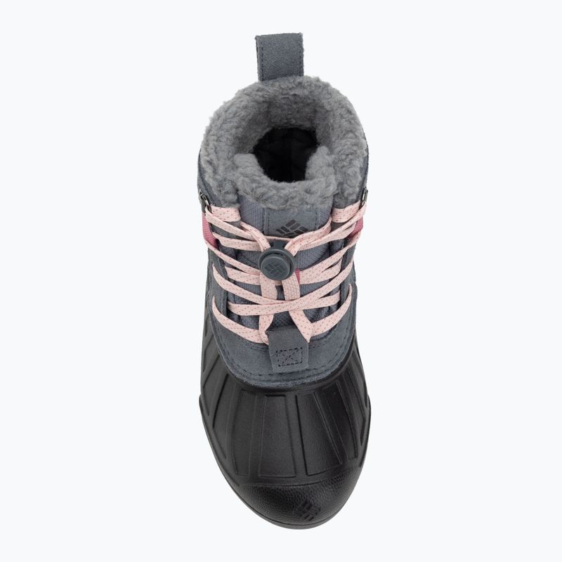 Ghete pentru copii Columbia Youth Powderbug Alpine graphite/pink haze 5