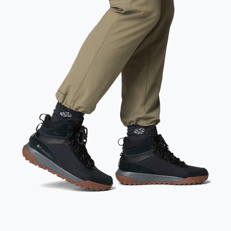 Încălțăminte pentru bărbați Columbia Burnsider Waterproof black/city grey 8