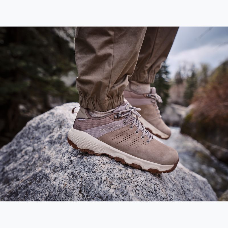 Încălțăminte de trekking pentru femei Columbia Newton Nimble Leather kettle/cloud grey 9