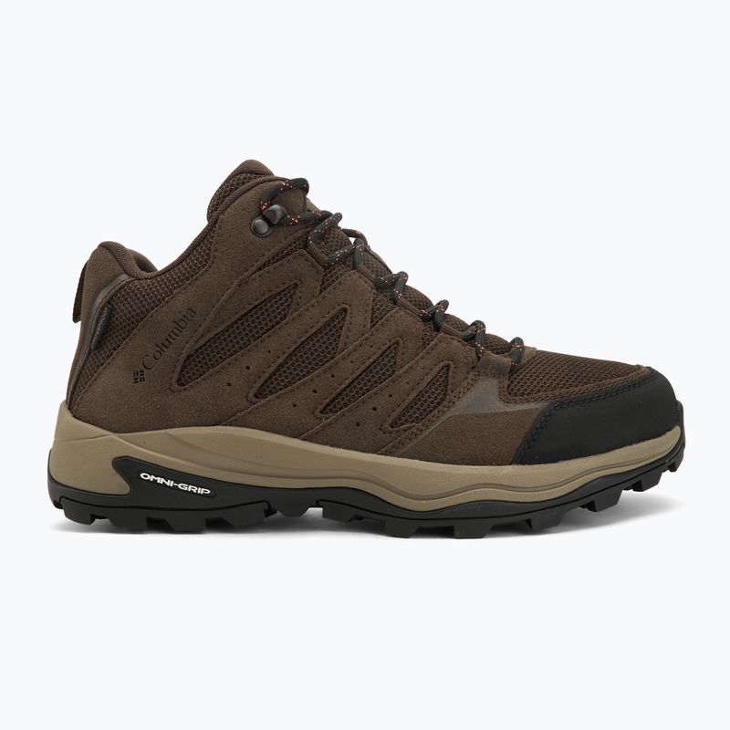 Încălțăminte de trekking pentru bărbați Columbia Redmond IV Mid Wp cordovan/tangy orange 2