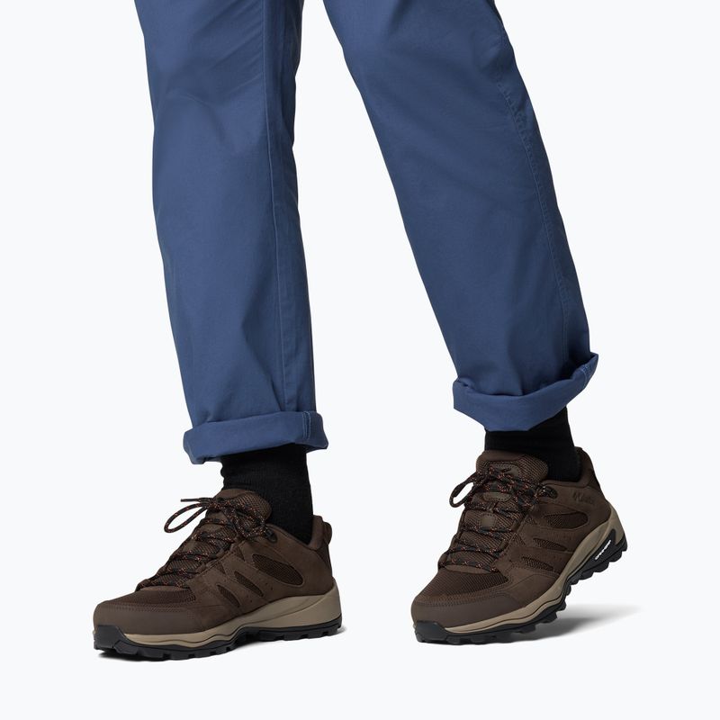 Încălțăminte de trekking pentru bărbați Columbia Redmond IV Low Wp cordovan/tangy orange 8