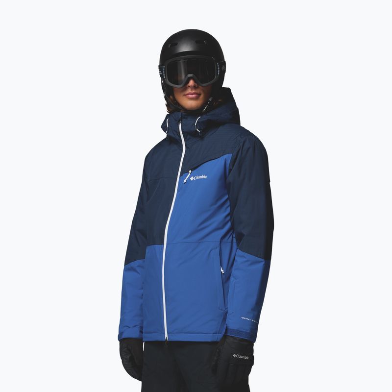 Geacă de schi pentru bărbați Columbia Iceberg Point II mountain blue/collegiate navy 4