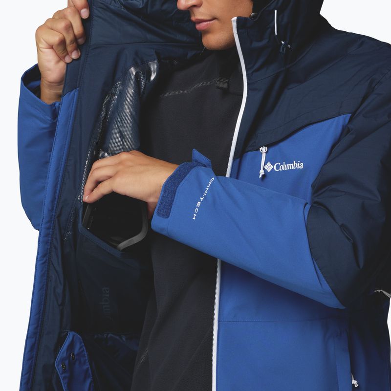 Geacă de schi pentru bărbați Columbia Iceberg Point II mountain blue/collegiate navy 10