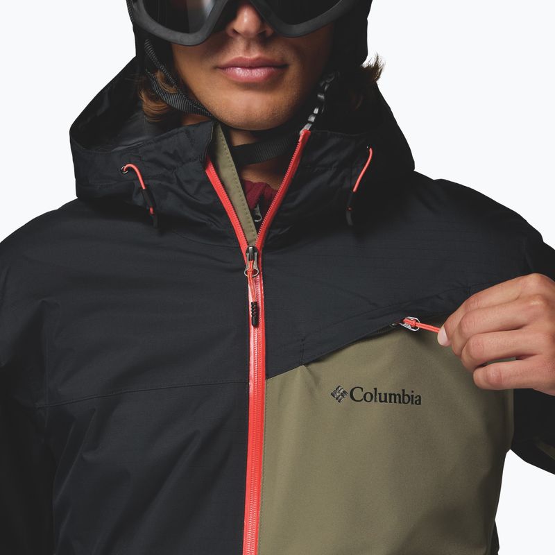 Geacă de schi pentru bărbați Columbia Iceberg Point II stone green/black 6