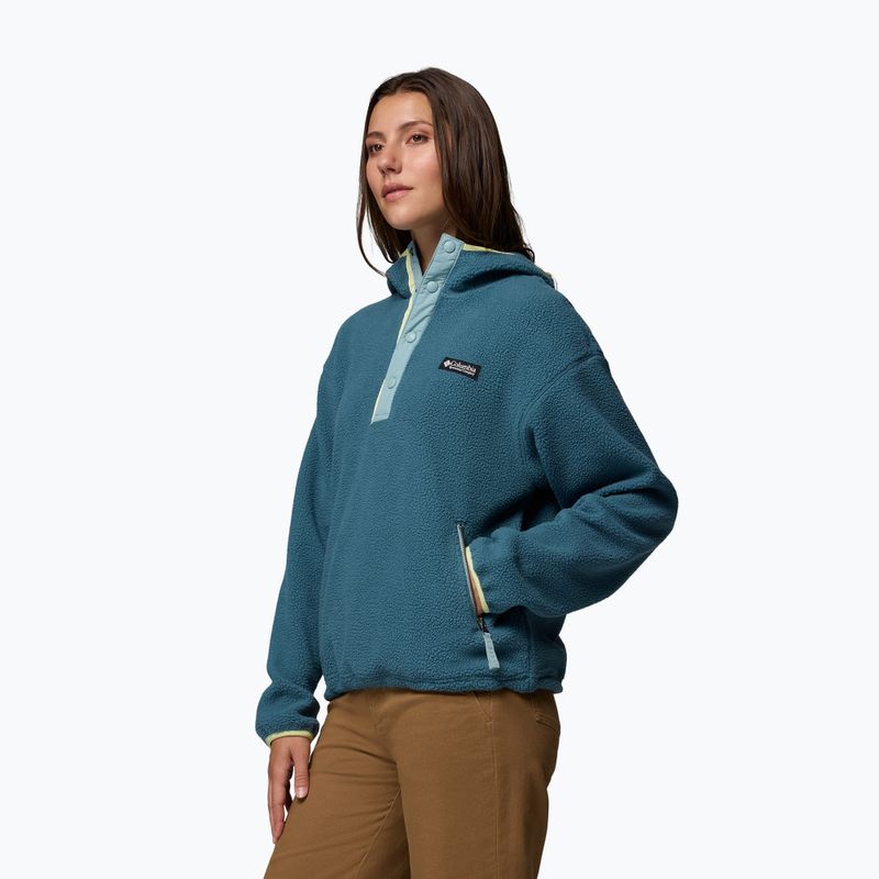 Bluză fleece pentru femei Columbia Helvetia II Hoodie everblue 4