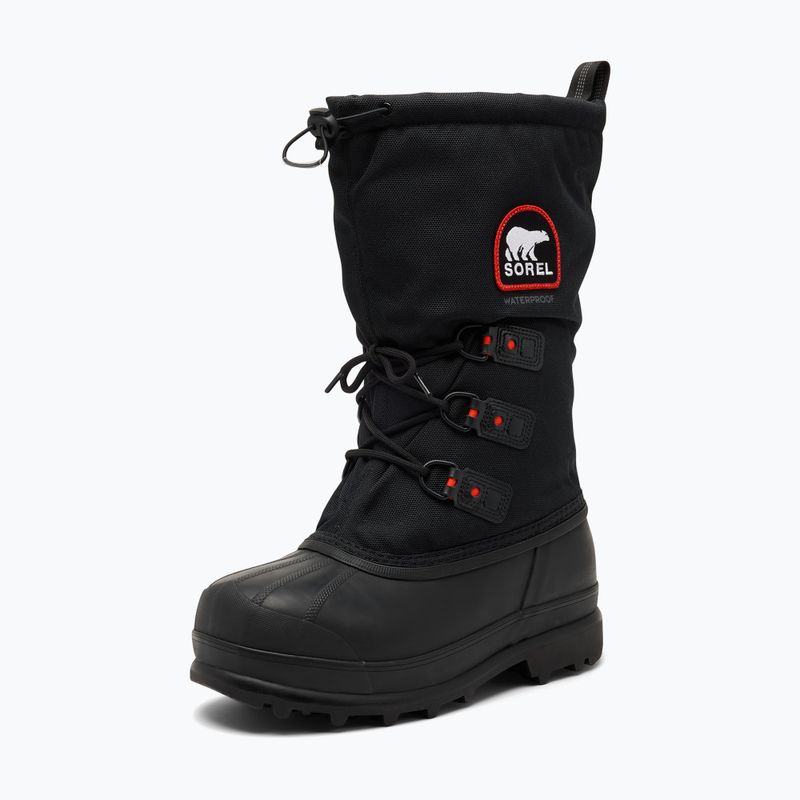 Ghete pentru bărbați Sorel Glacier XT black/red quar 2