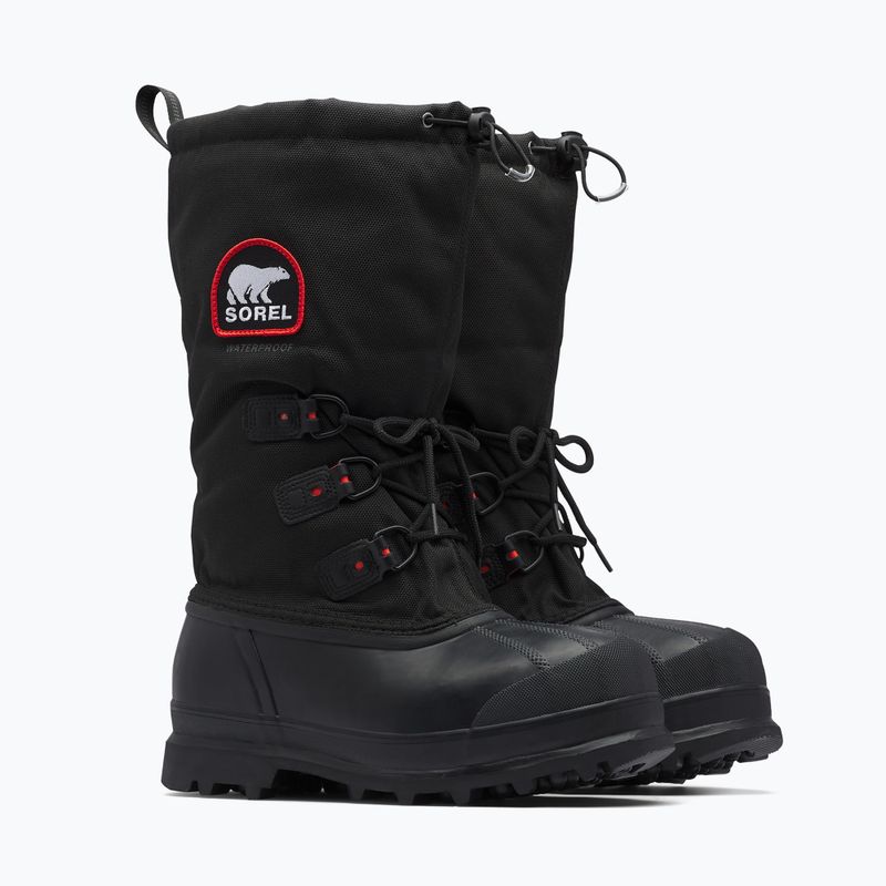 Ghete pentru bărbați Sorel Glacier XT black/red quar 4
