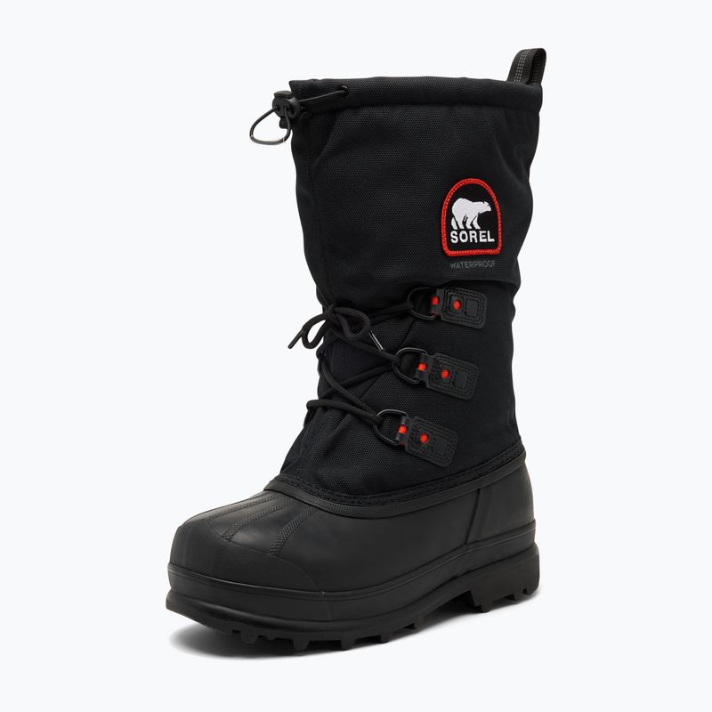 Ghete pentru femei Sorel Glacier XT black/red quar 2