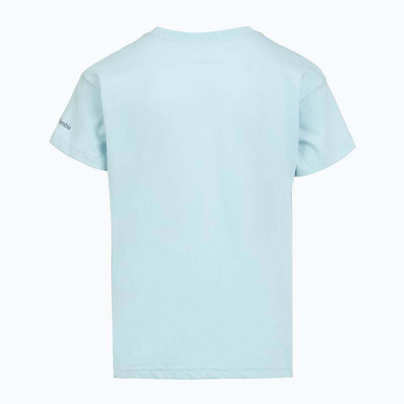 Tricou pentru copii Columbia Mission Lake II SS Graphic marine light/bubbly scoped view 2