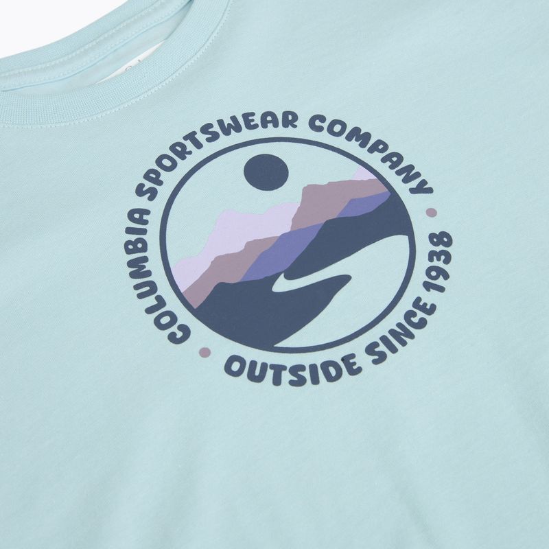 Tricou pentru copii Columbia Mission Lake II SS Graphic marine light/bubbly scoped view 3