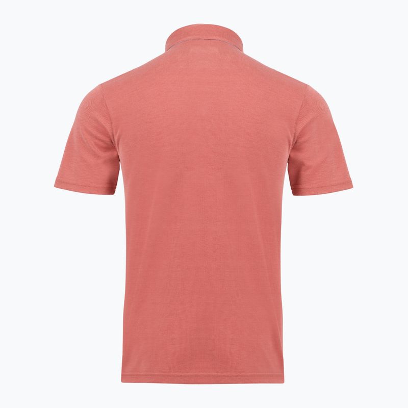 Tricou pentru bărbați Columbia Nelson Point Polo washed red 2