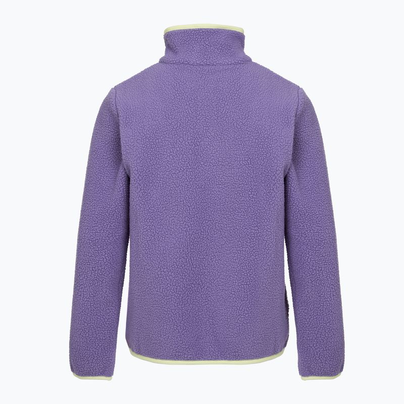 Bluză fleece pentru copii Columbia Halvetia II Half Snap Fleece stormwatch/lavender pearl 2