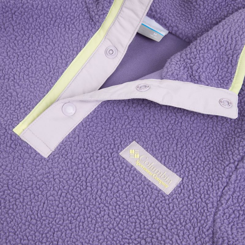 Bluză fleece pentru copii Columbia Halvetia II Half Snap Fleece stormwatch/lavender pearl 3