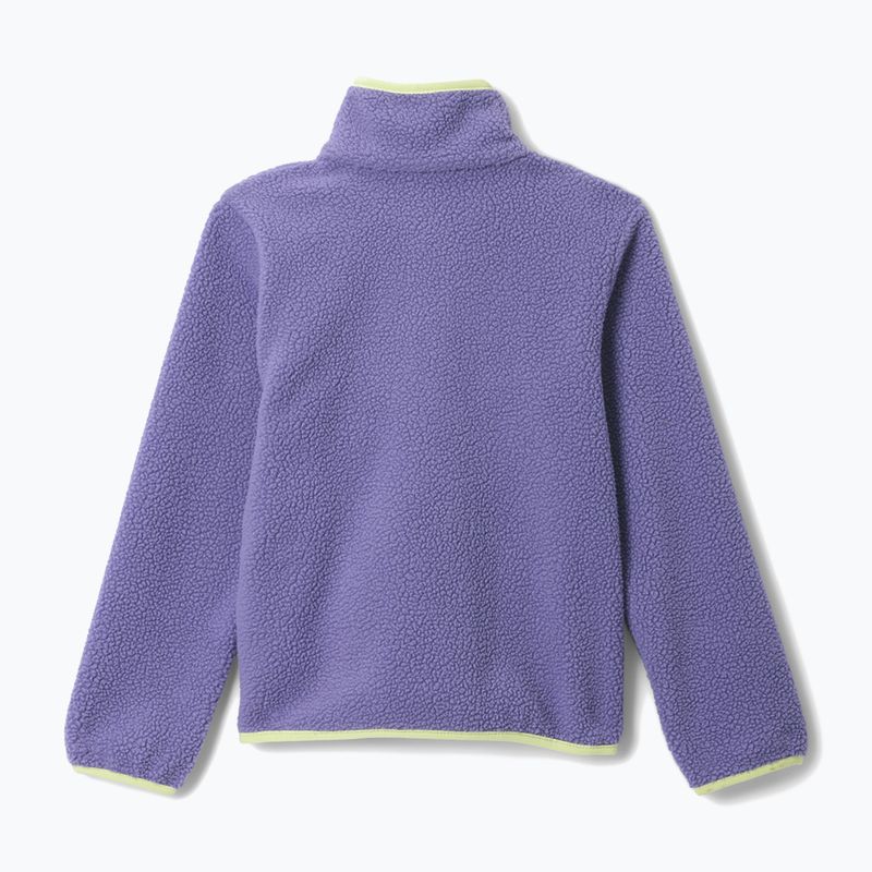 Bluză fleece pentru copii Columbia Halvetia II Half Snap Fleece stormwatch/lavender pearl 2