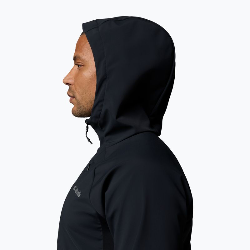 Geacă softshell pentru bărbați Columbia Trailborne black 6