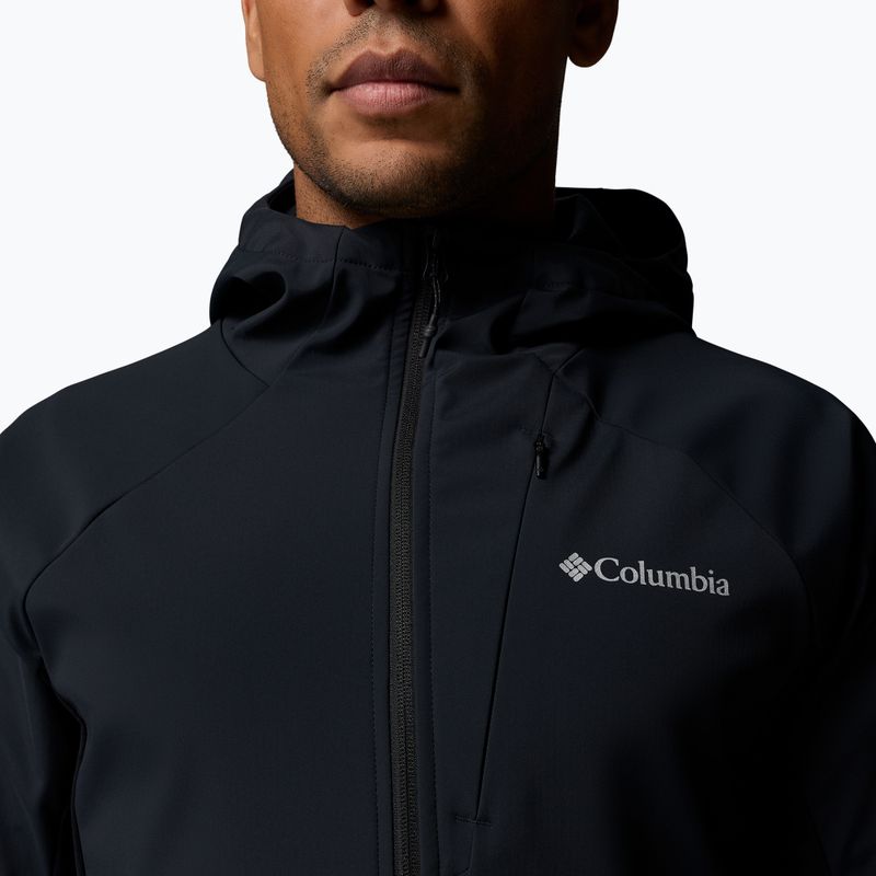 Geacă softshell pentru bărbați Columbia Trailborne black 8