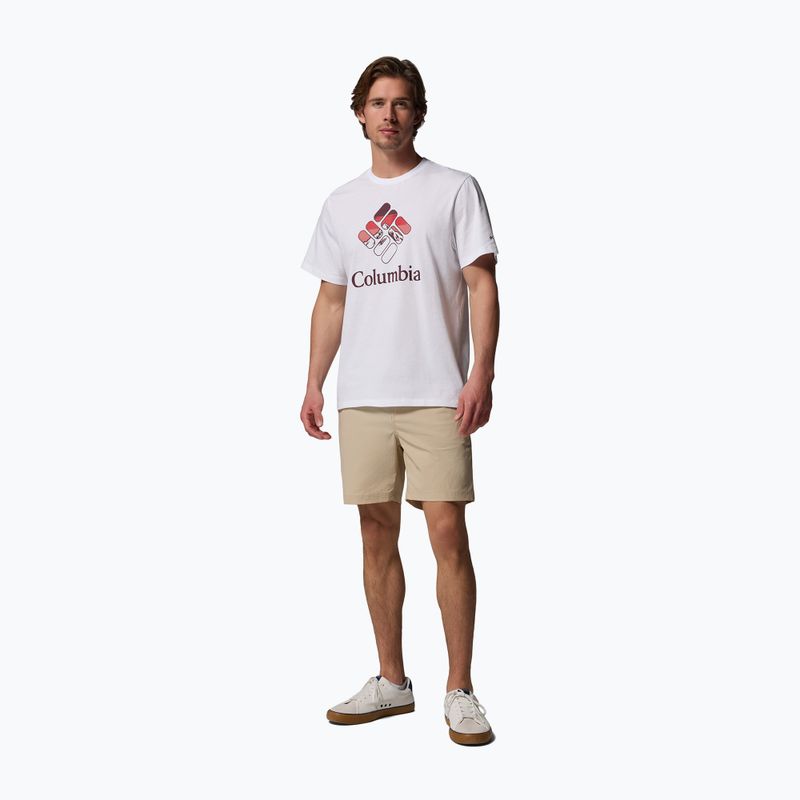 Tricou pentru bărbați Columbia CSC Seasonal Graphic white/heavenly stacked gem 2