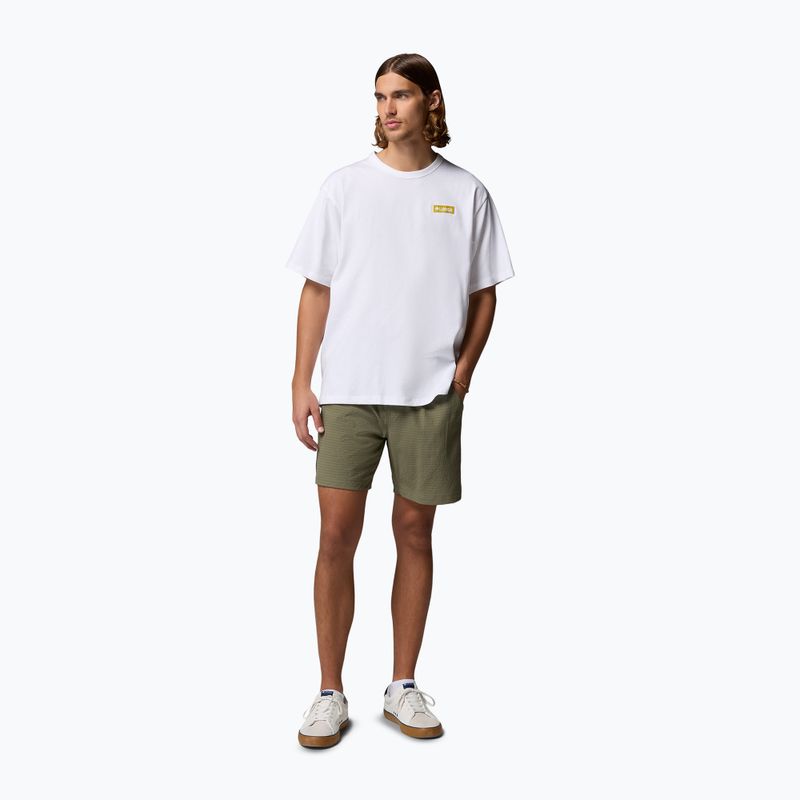 Tricou pentru bărbați Columbia CSC Heavyweight Iconic Tee white/repeated peaks 2