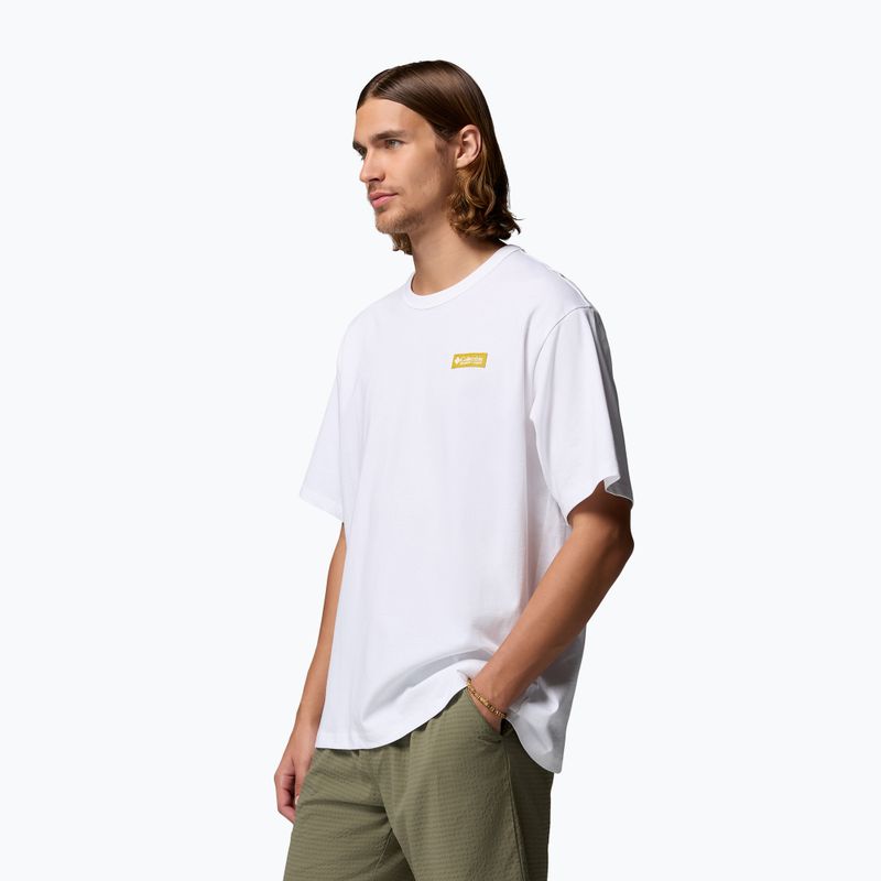 Tricou pentru bărbați Columbia CSC Heavyweight Iconic Tee white/repeated peaks 3